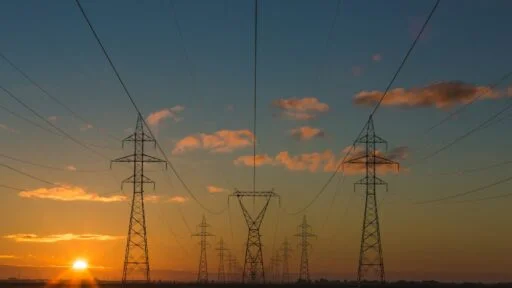 photo of truss towers